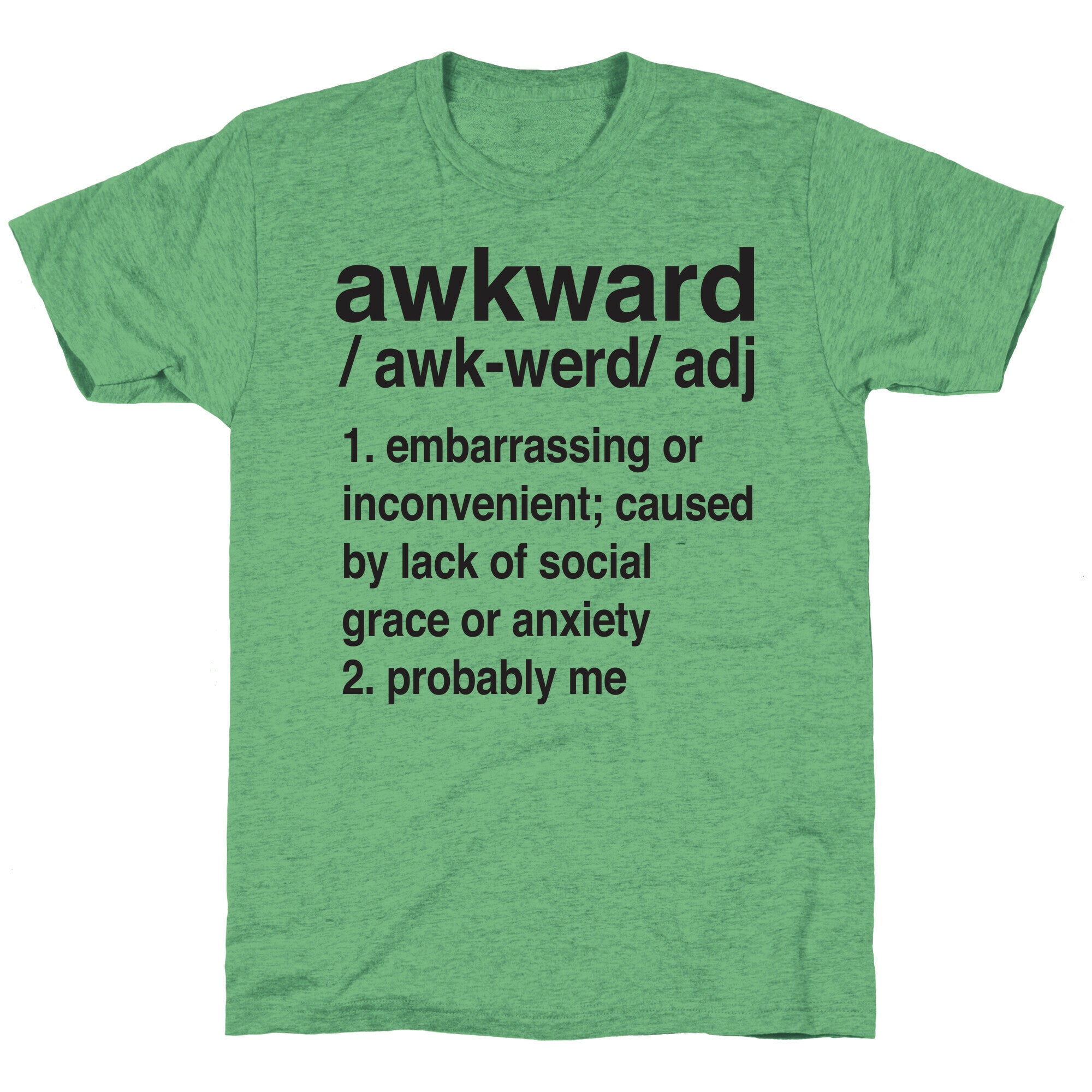 Awkward Definition Unisex Triblend Tee